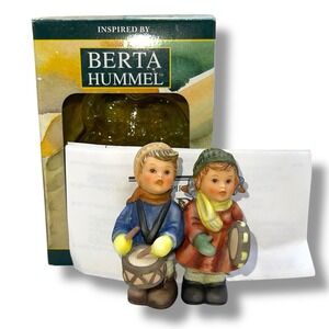 Berta Hummel Christmas Ornament "Drumming For Joy" Goebel 2001 In Box! BH 58/O